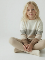 Леггинсы вязаные детские бежевый