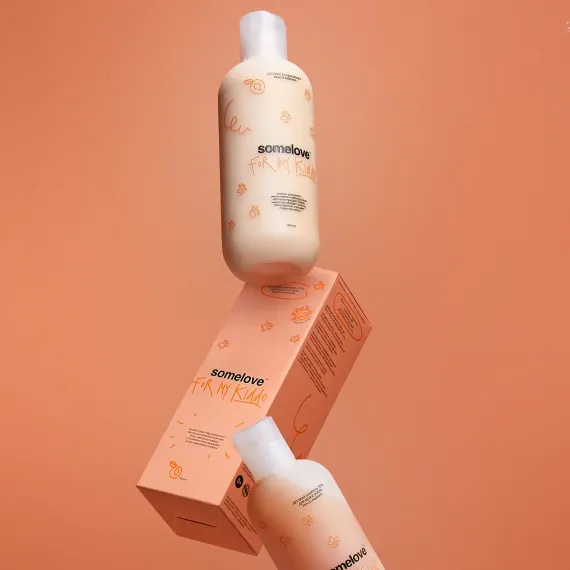 Детский шампунь-гель для волос и тела Somelove с ароматом персика 250мл