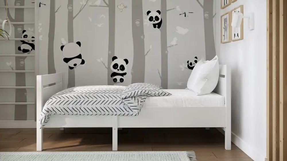 Кровать детская  раздвижная - аналог IKEA /СЫНОД/ИКЕА 80х200 см, белый