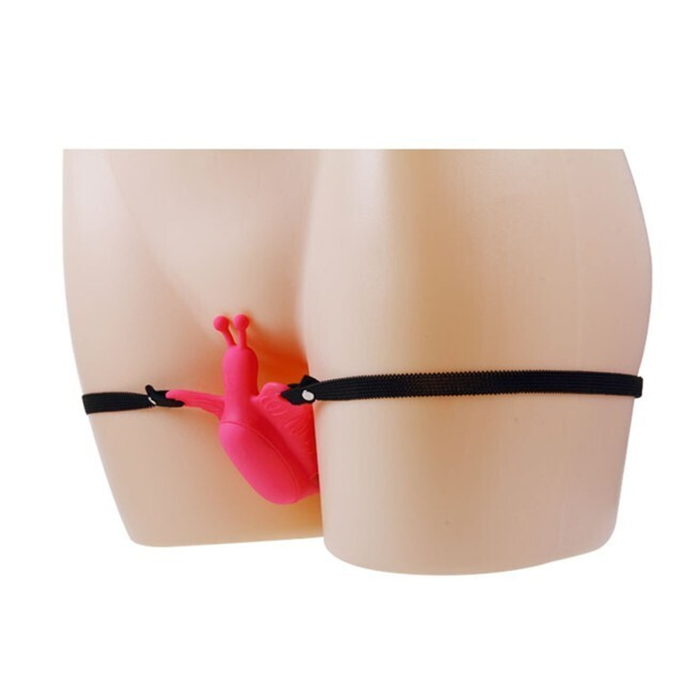 Бабочка с вагинальным стимулятором на дистанционном управлении Ultra Passionate (30 режимов) (Цвет: розовый)