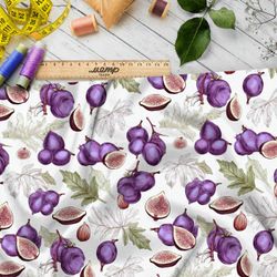 Ткань премиум шифон аппетитный инжир