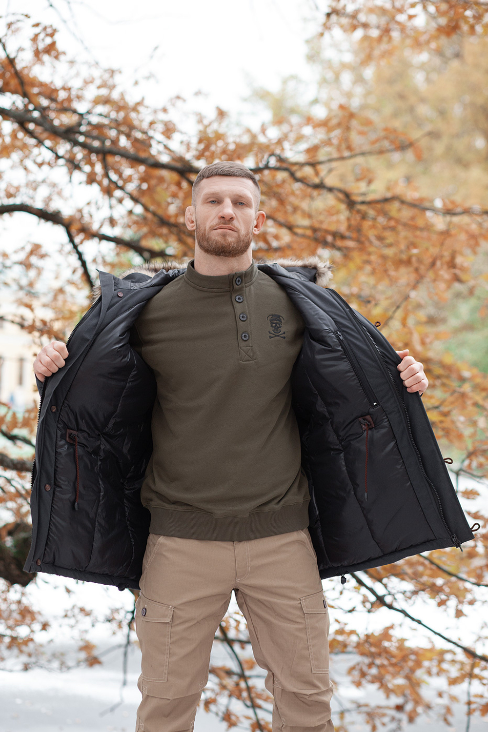 Куртка-Парка Варгградъ мужская тёмно-серая «Русколань»