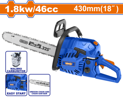 Цепная бензопила 430 мм, 46 см3 WADFOW WGC2545