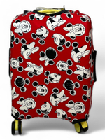 Чехол на чемодан 20", цвет красный/разноцветный, Микки