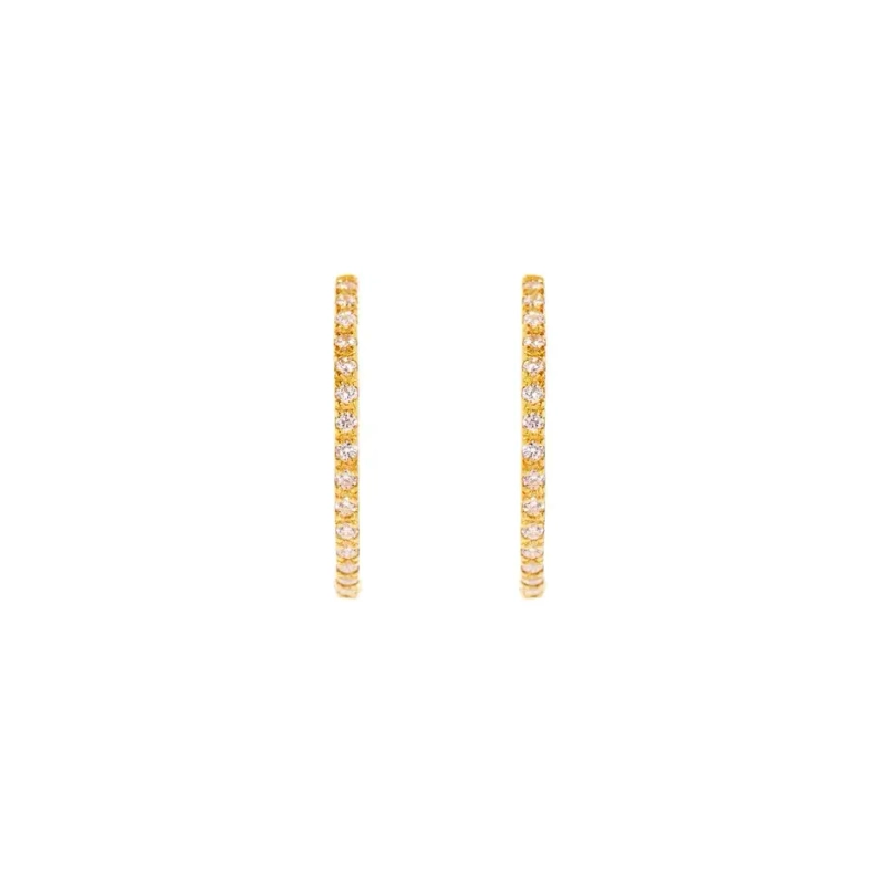 Серьги Чистый Ряд – Золото