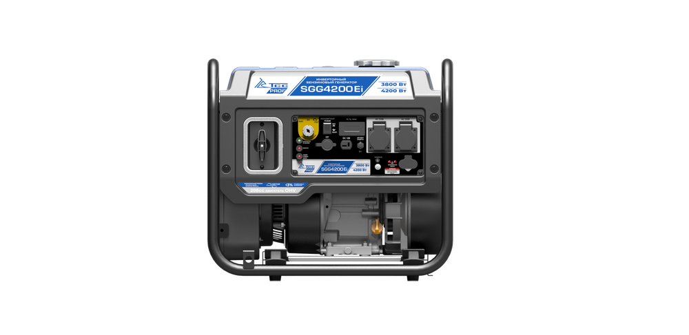 Бензогенератор инверторный ТСС SGG 4200Ei - [3.8 кВт / 220В] эл. старт