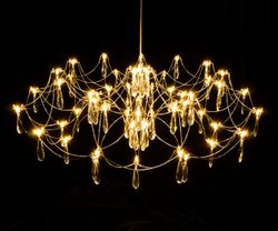 Kink Light 07889-80,33(21) Люстра димм. Галанта золото