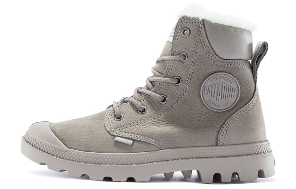 Palladium Pampa Sport Cuff S Short Combat Boots Unisex Gray