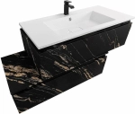 Тумба с раковиной Cezares Slider 100 SLIDER-1000-1C-SO-NF черный фьюжн