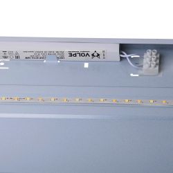 ULP-Q116 6060-36W-4000K+6500K WHITE Светильник светодиодный потолочный универсальный. Белый свет4000K-Холодный свет5000К-Дневной свет6500K. Рассеиватель матовый. Встроенный и-п. Корпус белый. ТМ Volpe