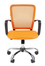 Офисное кресло CHAIRMAN 698 хром, ткань TW/сетчатый акрил