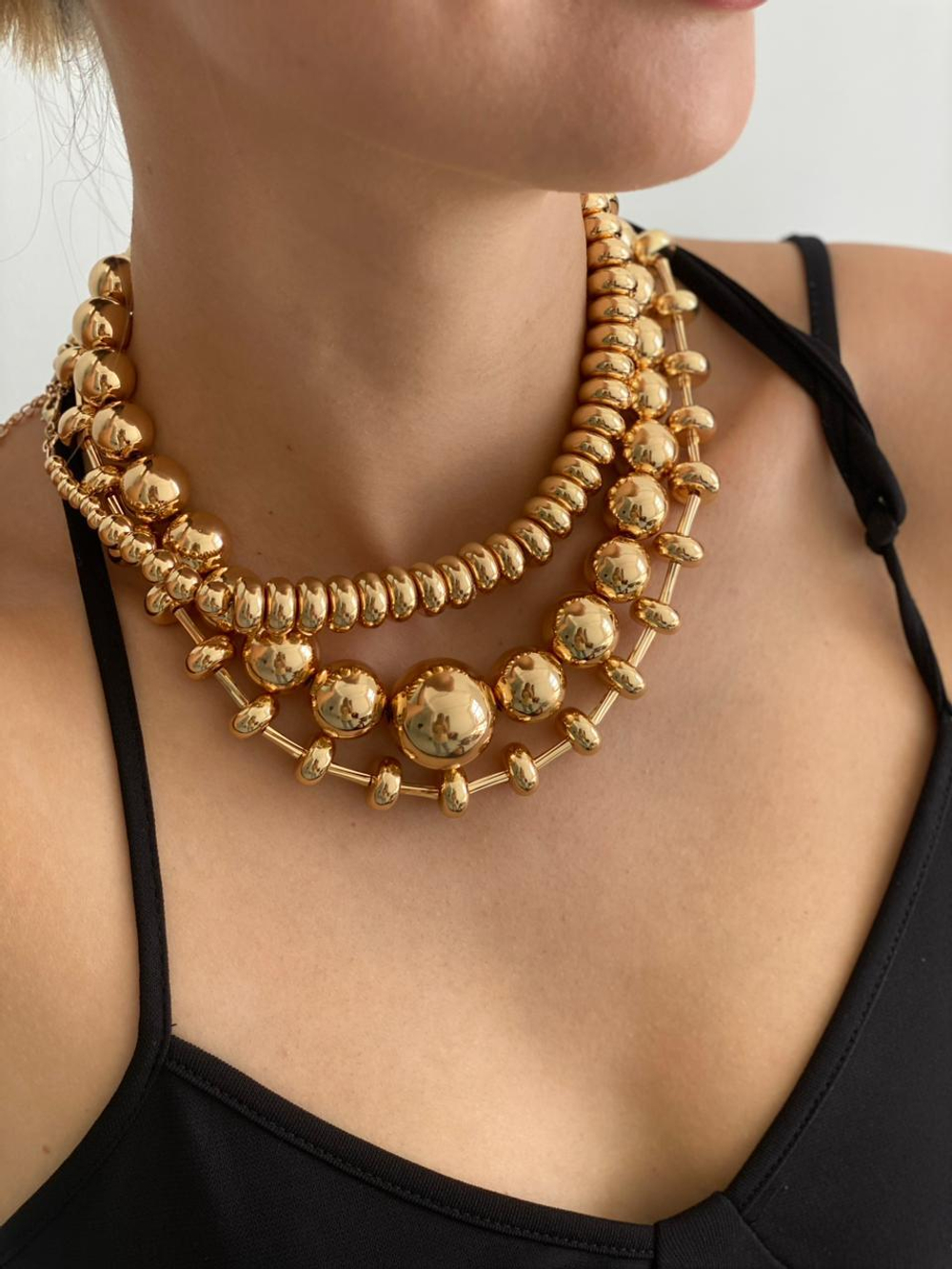 Колье Golden Balls