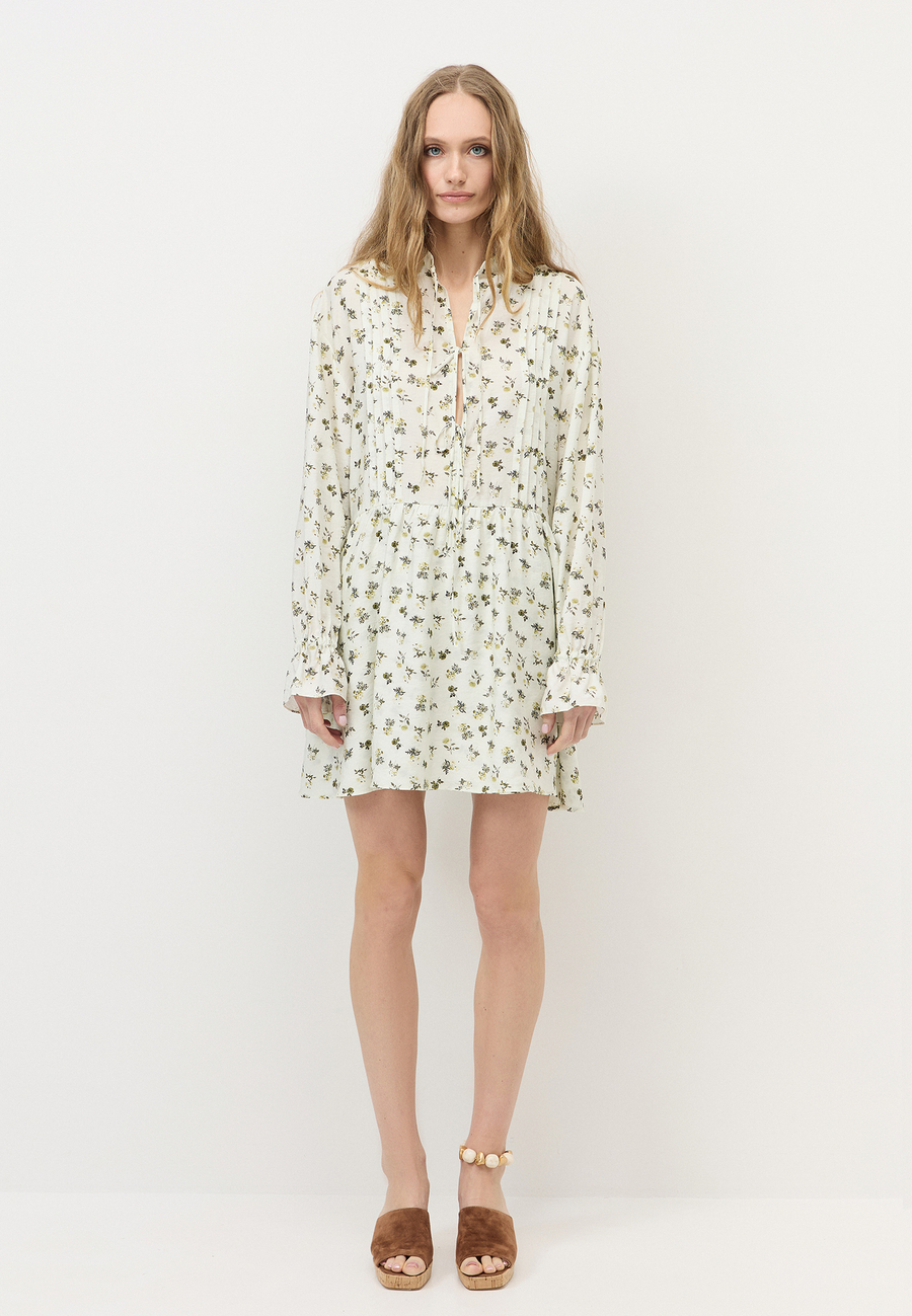 Платье мини с завязками