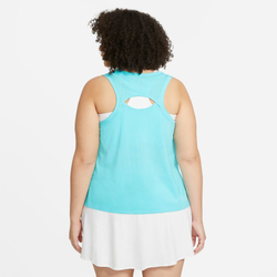 Женский топ теннисный Nike Court Dri-Fit Victory Tank Plus Line W - небесный