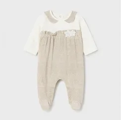 Комбинезон для девочки Mayoral Newborn Бежевый