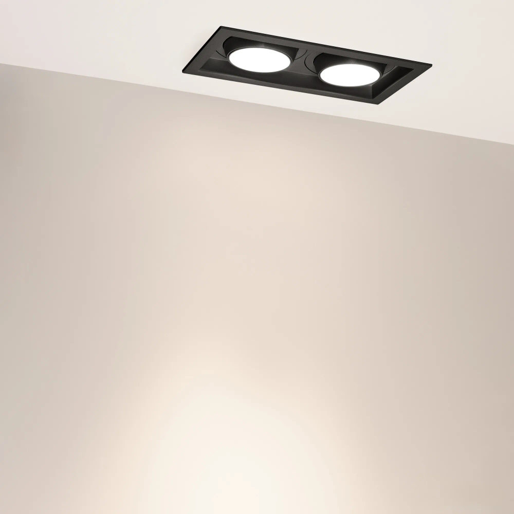 Светильник MS-VORTEX-BUILT-S250x140-2x30W Day4000 (BK-BK, 30 deg, 230V) (Arlight, IP20 Металл, 5 лет) 058445