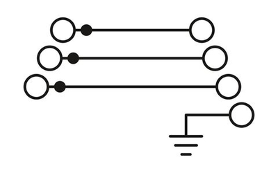 3210442 - PT 4-PE/3L - Многоярусный клеммный модуль
