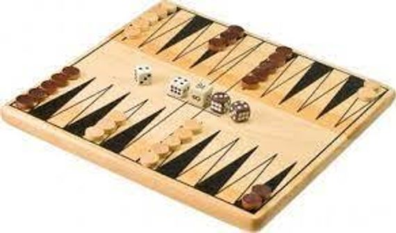 Backgammon in cardbord box