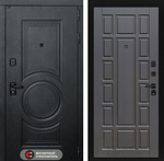 Дверь входная Лабиринт GRAND 12 Венге  металлическая