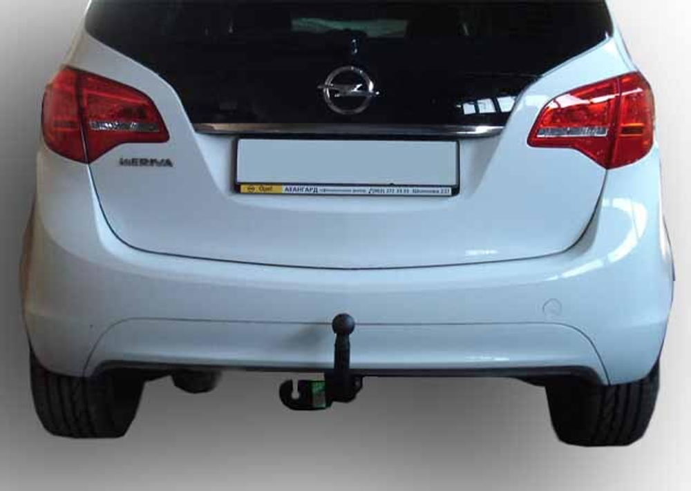 Фаркоп(прицепное) Лидер-Плюс для OPEL MERIVA 2 (S10) 2010-...(паспорт и сертификат в комплекте)(без электрики)O115-A