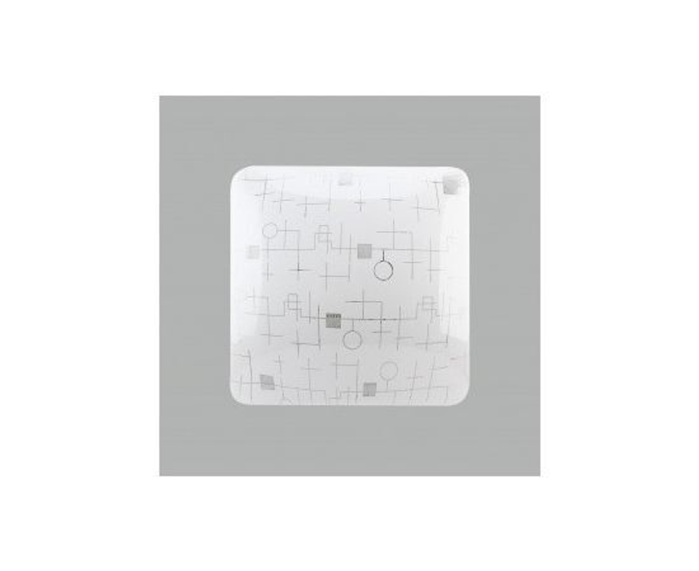 LEEK светильник светодиодный декоративный 24W(1800lm) 6000K 6K Космос 350x350x75 квадрат IP22 СЛЛ 081/133