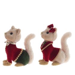 GAEM Фигурка декоративная "Кошечка/Котик", L16 W10 H20 см, 2в.