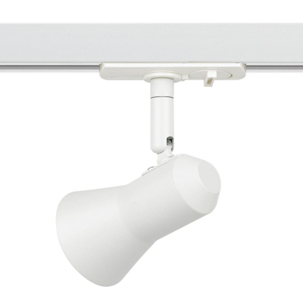Трековый светильник однофазный ЭРА TR37-GU10 WH под лампу MR16 белый | Однофазные светильники под лампу