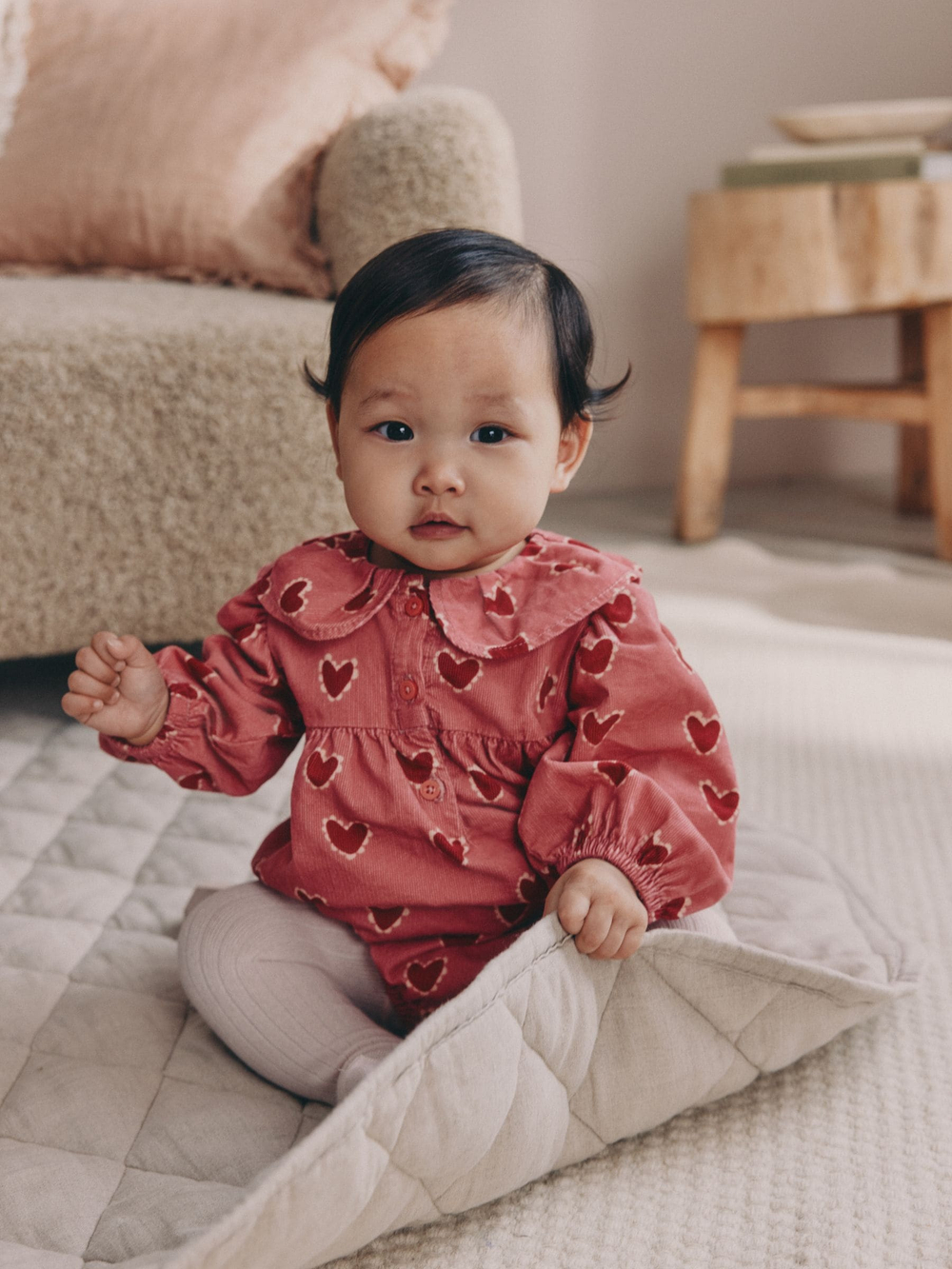 Платье-песочник и колготки в комплекте для девочек Next F93-464, Красный