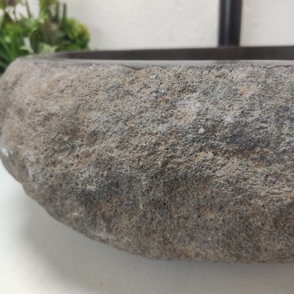 Раковина из речного камня RS-61965 (56*48*15)