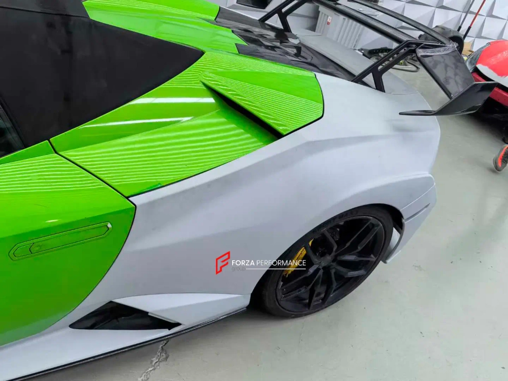 Обвес переделка для Lamborghini Huracan LP580 LP610 Spyder 2014-2019 в Huracan STO LP 640 Ламборгини Хуракан