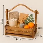Подарочный интерьерный ящик KraftWood, 27x15x25 см