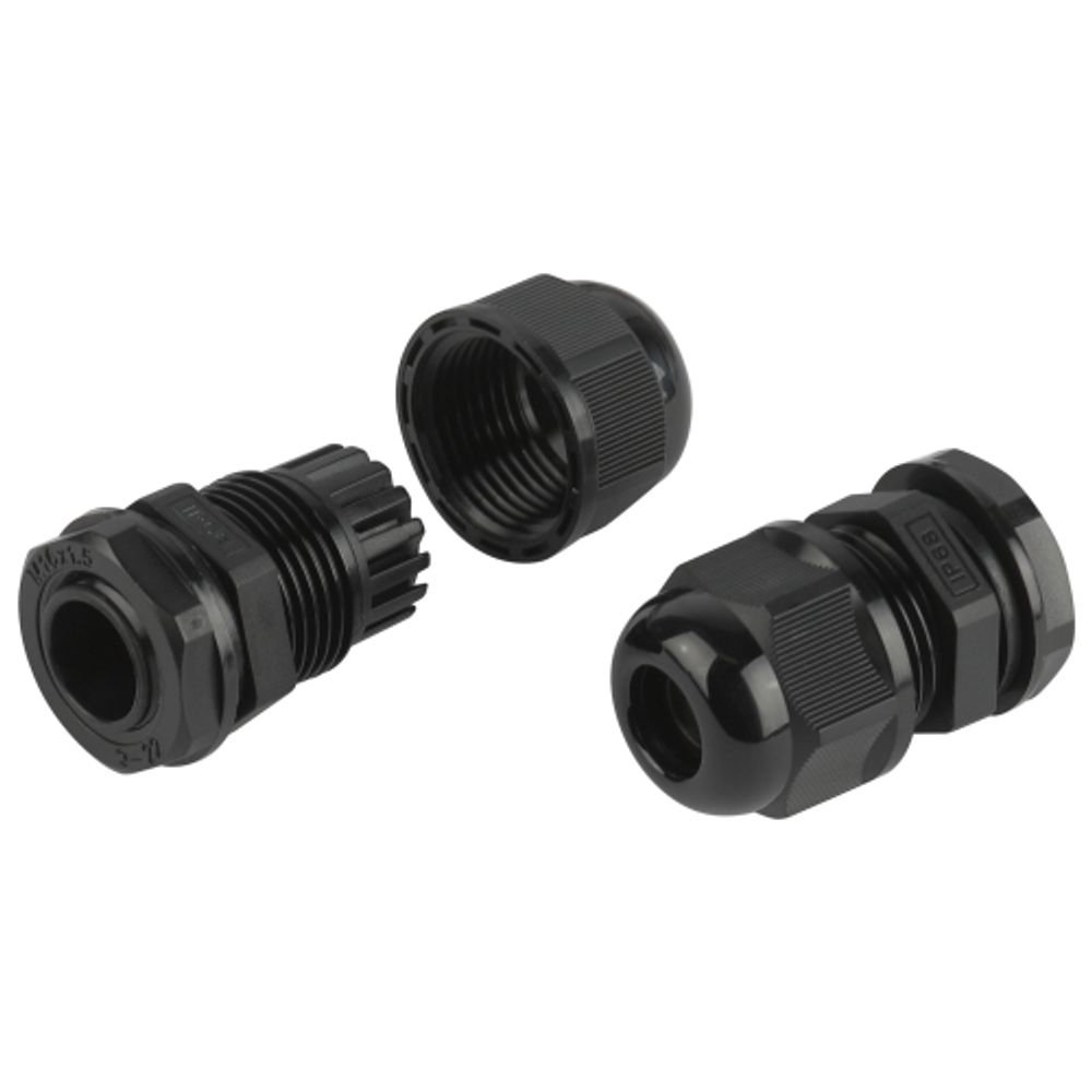 Кабельный ввод сальник ЭРА NO-224-242 MG 16 (d отв.16 мм / d провод. 5-10 мм) IP68 (упаковка 20 штук)