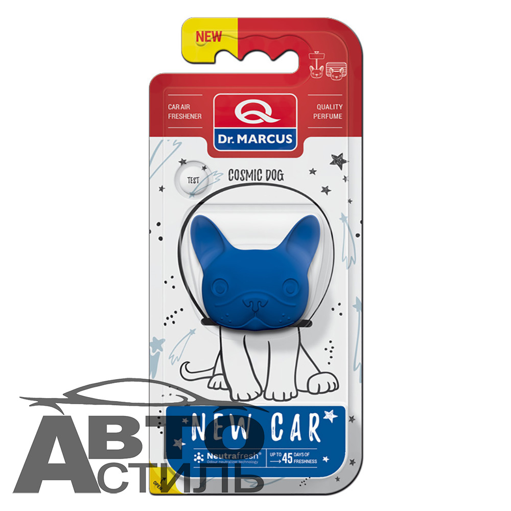 Ароматизатор-игрушка Dr Marcus COSMIC DOG - New Car