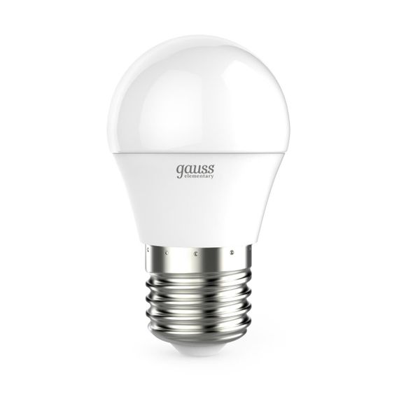 Лампа светодиодная Gauss E27 6W 6500K матовая 53236
