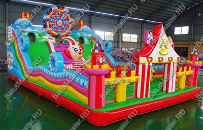 Коммерческий надувной батут "Парк развлечений" 12*8*6,5 м