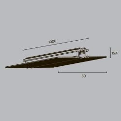 Шинопровод магнитный встраиваемый Maytoni   TRX184-131B