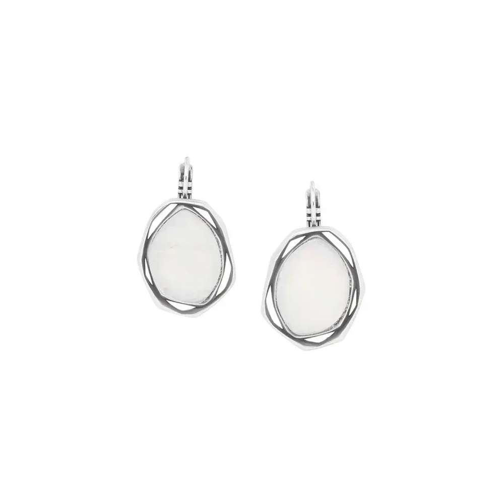 Серьги ORI TAO, Reflet, с перламутром, OT25.2-12-32227 (серебристый)