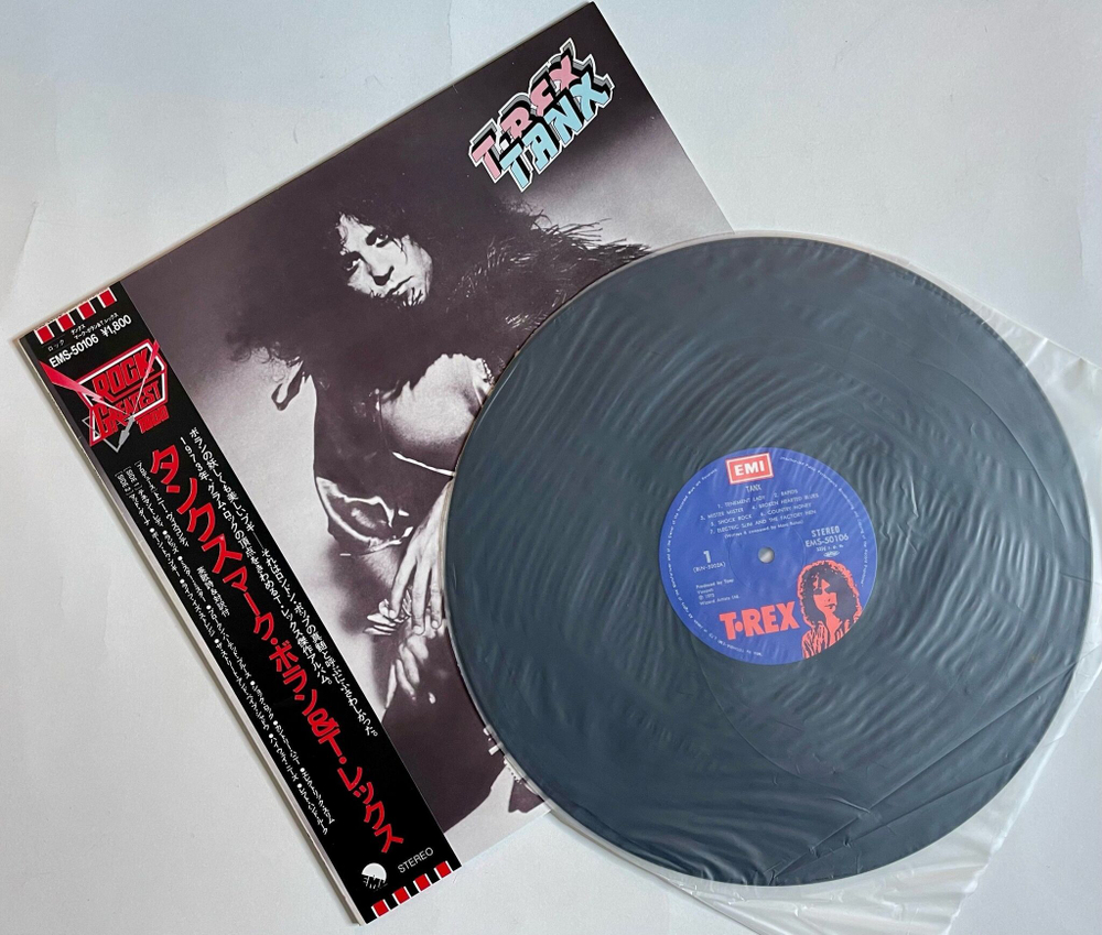 Винтажная виниловая пластинка LP T. Rex Tanx (Japan 1983) (Obi)