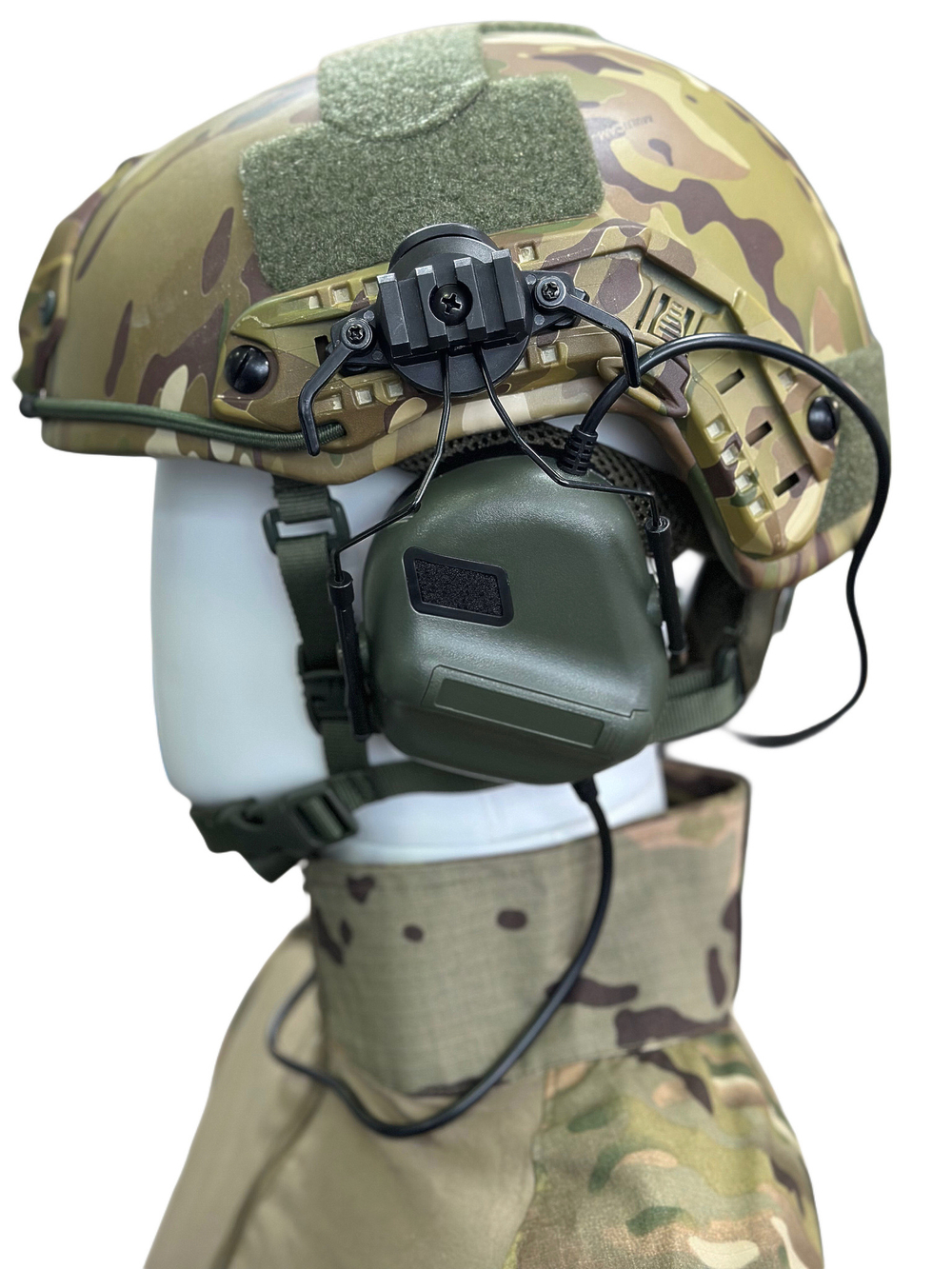 COMMUNICATION HEADSET V" тактические наушники для стрельбы/съемный микрофон (для крепления на шлем)