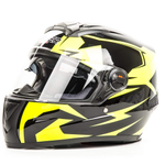 Шлем мото интеграл HIZER B561 №1 (L) black/yellow