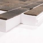 Клинкерная термопанель ППС Beryoza Ceramica Arfak Коричневый 1020х455 мм