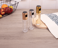 Дозатор для масла с распылителем, 100 мл, золото