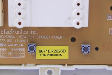 Модуль управления стиральной машины LG F1222TDR5