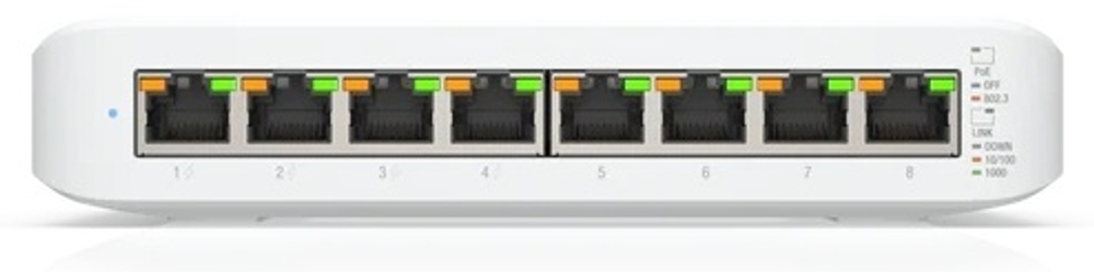Коммутатор Ubiquiti USW-Lite-8-POE-EU