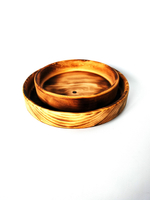 Деревянная тарелка Art of Siberia из массива сибирского кедра T222