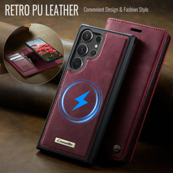 Чехол-кошелек CaseMe 2 in 1 MagSafe Samsung Galaxy S23 Ultra