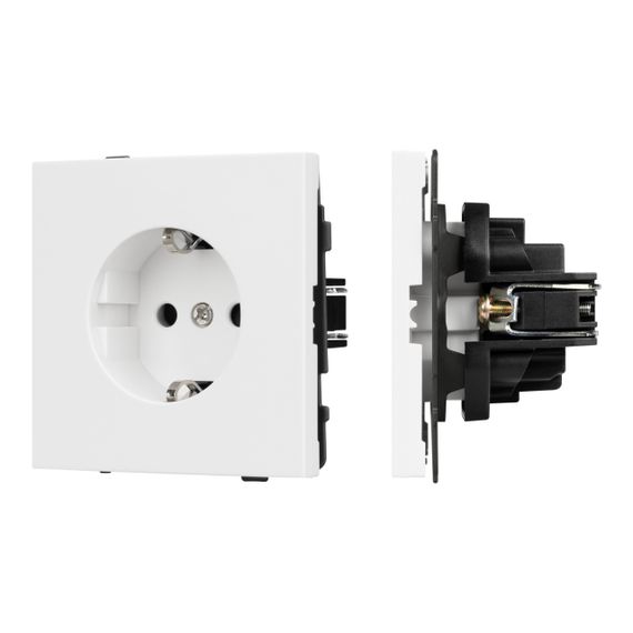Механизм электрической розетки SCT-TENDO-MEU1-PL-WH (230V, 16A) Arlight 054078
