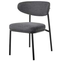 Стул Arvo серый шенилл с черными ножками