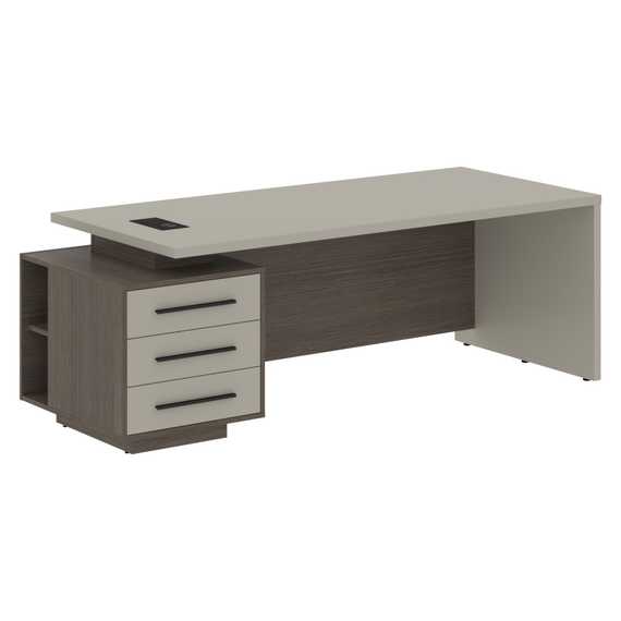 Стол руководителя с тумбой VCT 2290(L)  2200х900х750 VELION