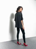 Футболка, МОСКВА СЛЕЗАМ НЕ ВЕРИТ, серый